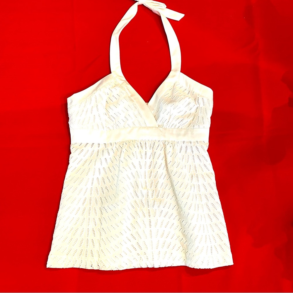 TRINA TURK Eyelet Halter
